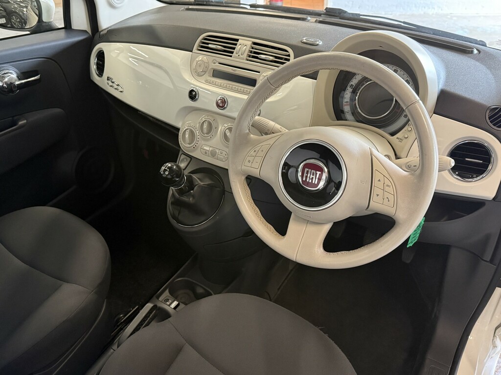Fiat 500 1.2 Lounge Dualogic Euro White #32