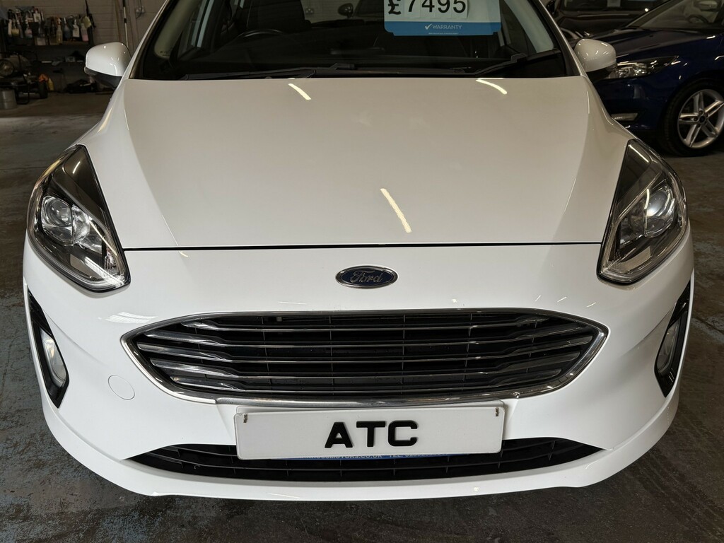 Ford Fiesta Hatchback 1.1 Ti-vct Zetec 2018 IGZ9262 White #5