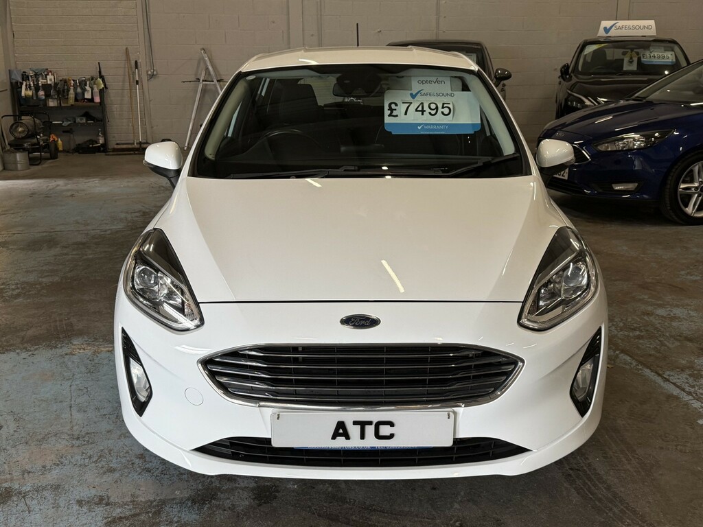 Ford Fiesta Hatchback 1.1 Ti-vct Zetec 2018 IGZ9262 White #2
