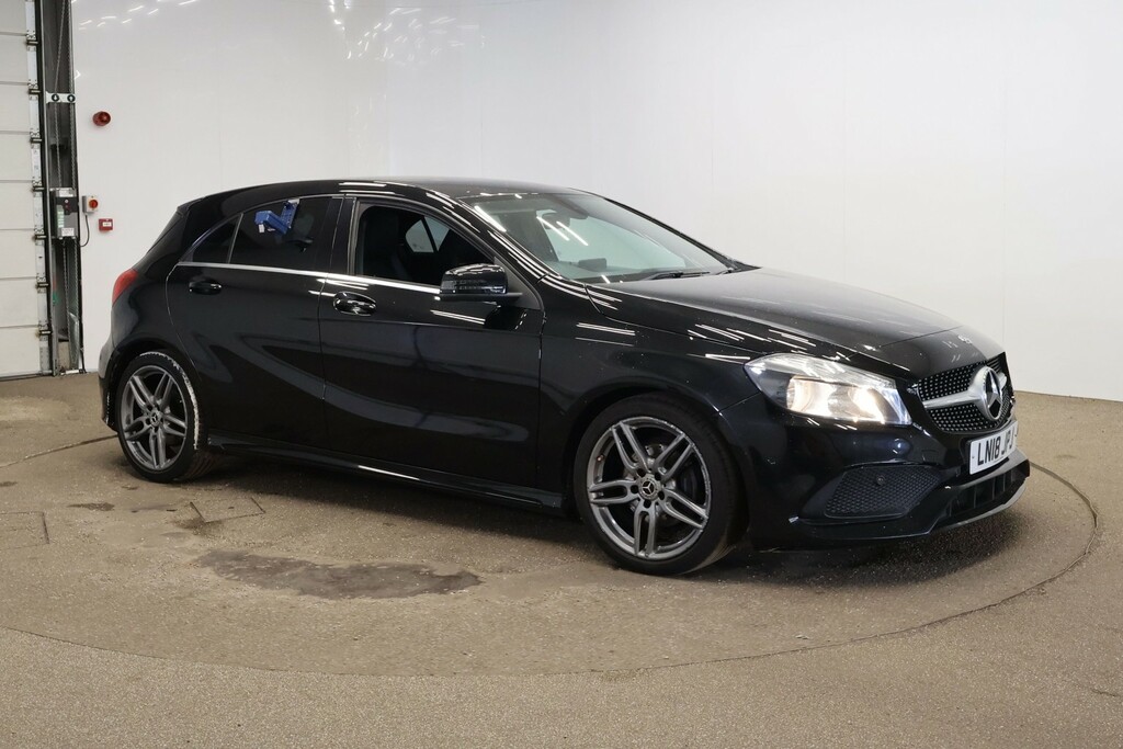 Mercedes-Benz A Class Hatchback 1.5 A180d Amg Line 2018 Black