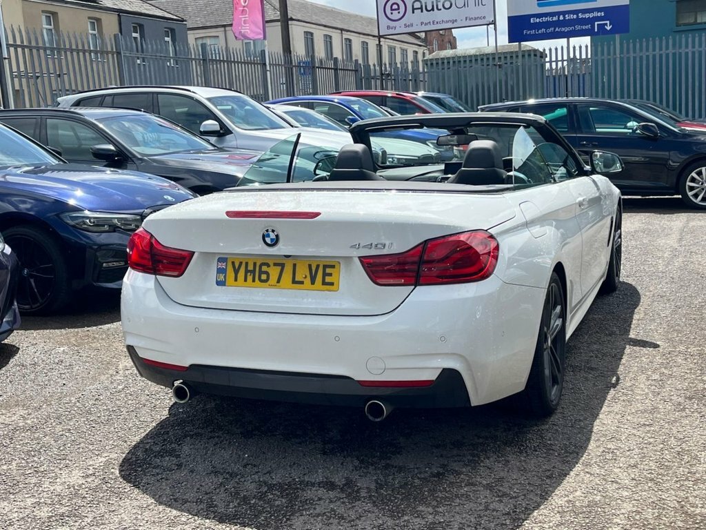 BMW 4 Series 3L M Sport YH67LVE White #5