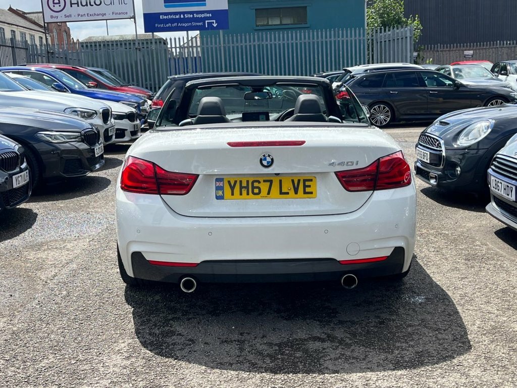 BMW 4 Series 3L M Sport YH67LVE White #4