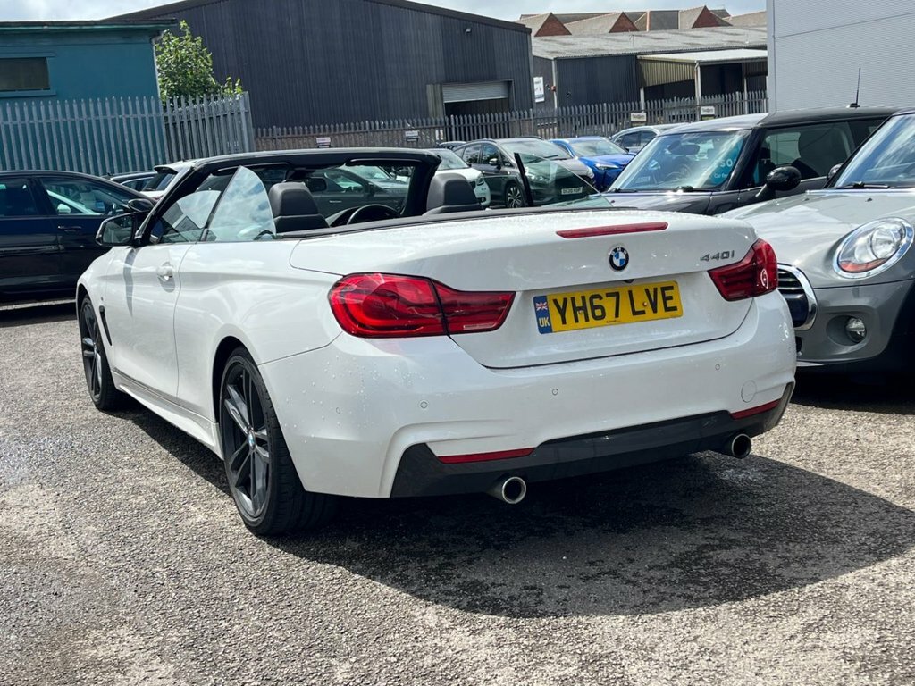 BMW 4 Series 3L M Sport YH67LVE White #3