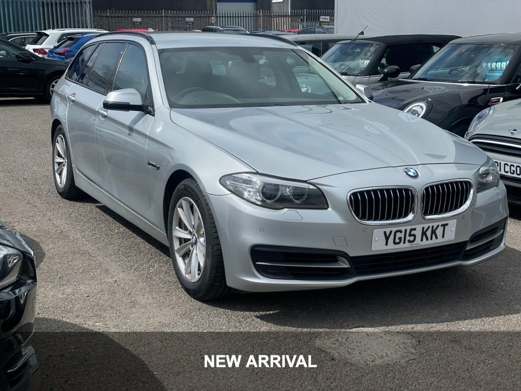 BMW 5 Series Saloon White #1