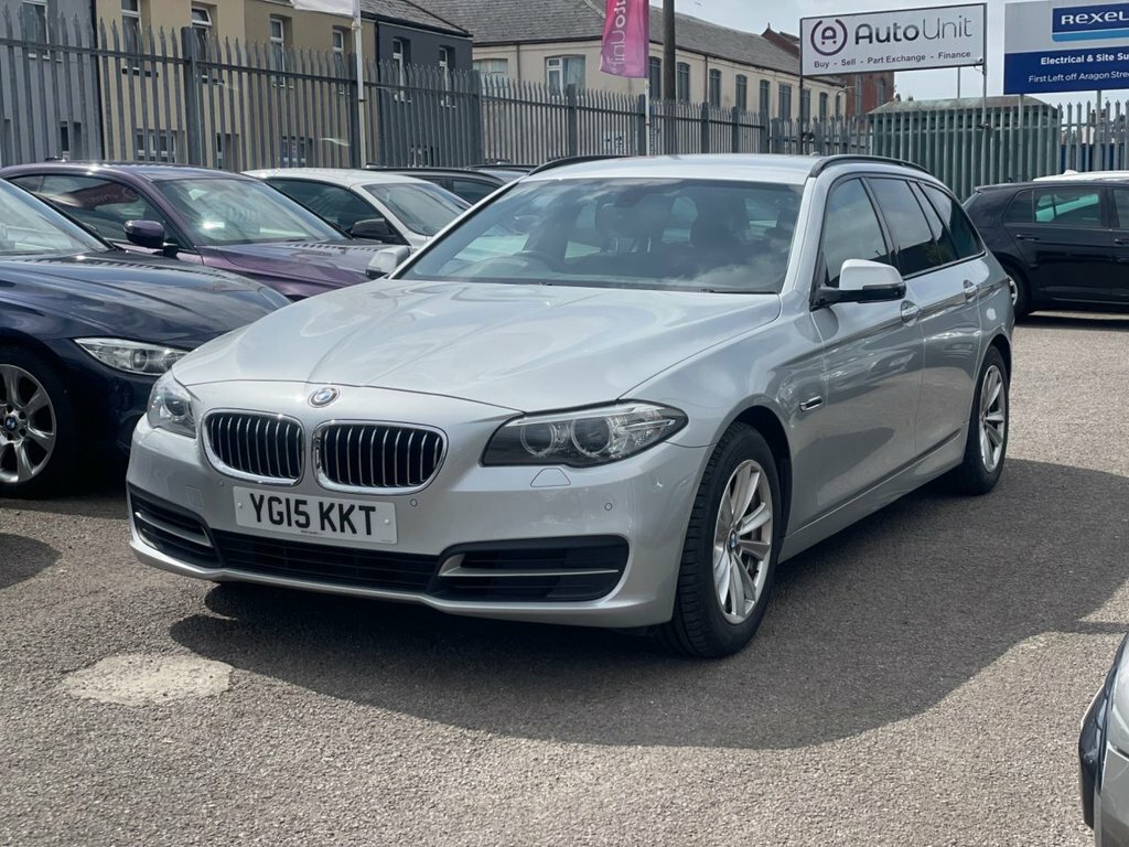 BMW 5 Series Saloon White #2