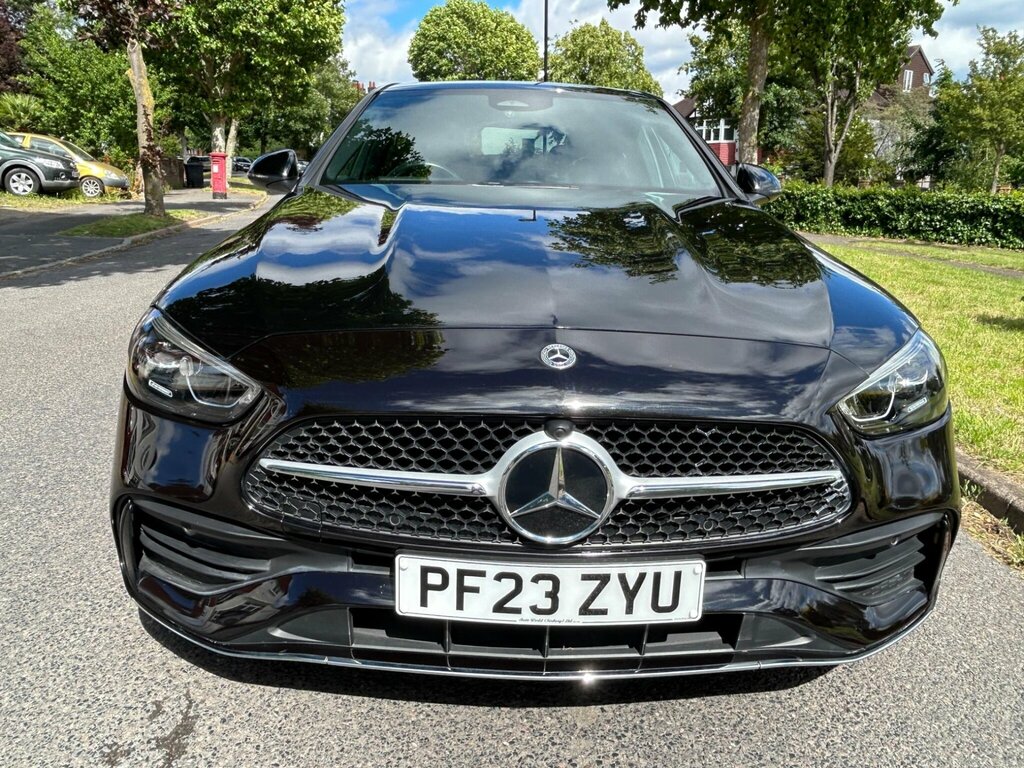 Mercedes-Benz C Class 2.0 C220dh Mhev Amg Line G-tronic Euro 6 Ss PF23ZYU Black #3