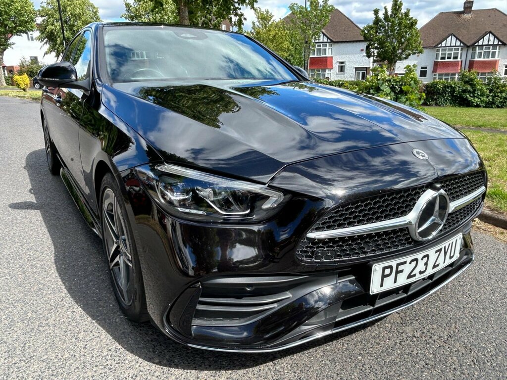 Mercedes-Benz C Class 2.0 C220dh Mhev Amg Line G-tronic Euro 6 Ss PF23ZYU Black #2