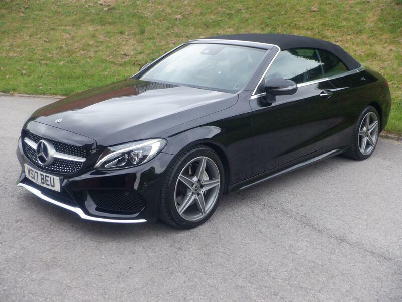 Mercedes-Benz C Class 2.1 C220d Amg Line Cabriolet G Tronic Euro 6 Ss WS17BEU Black #4