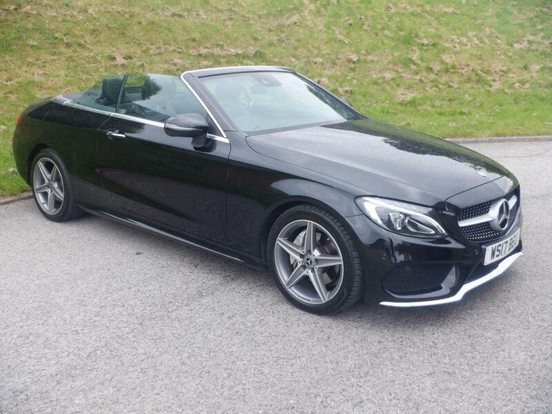 Mercedes-Benz C Class 2.1 C220d Amg Line Cabriolet G Tronic Euro 6 Ss WS17BEU Black