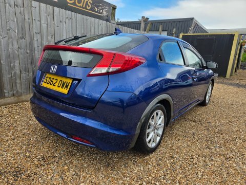 Honda Civic I-vtec Se Blue #3
