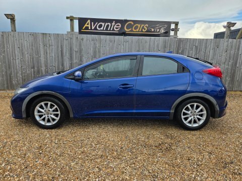 Honda Civic I-vtec Se Blue #6