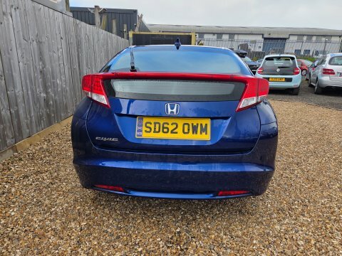 Honda Civic I-vtec Se Blue #4