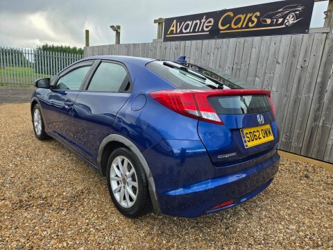 Honda Civic I-vtec Se Blue #5