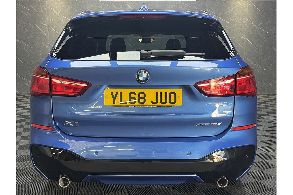 BMW X1 18D M Sport U5297 Ulez YL68JUO Blue #6