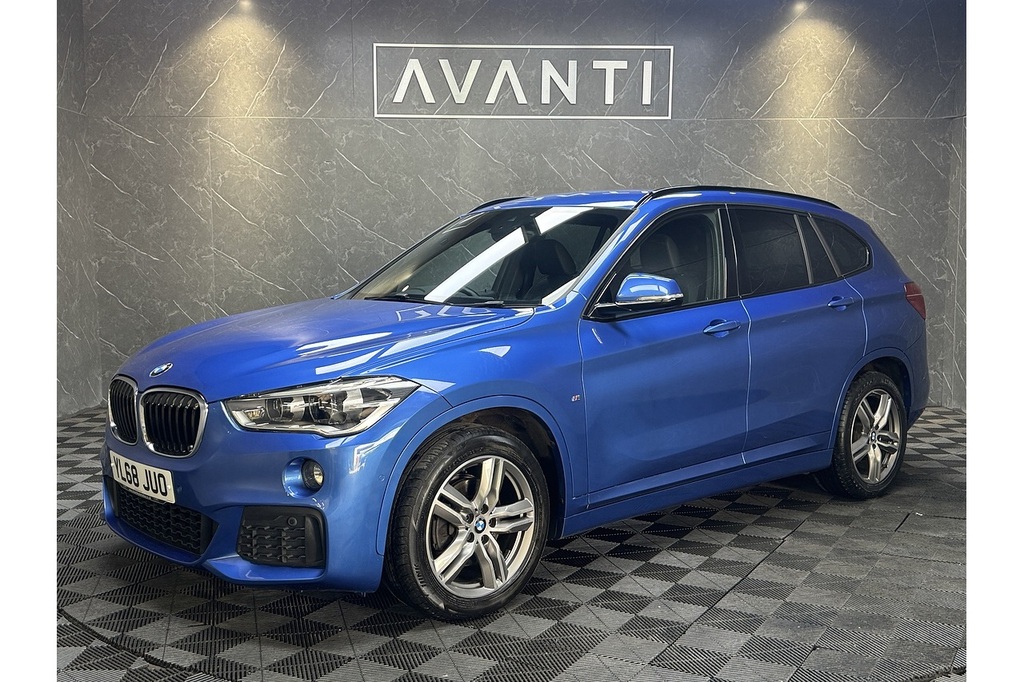 BMW X1 18D M Sport U5297 Ulez YL68JUO Blue #3