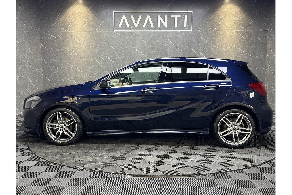 Mercedes-Benz A Class A180d Amg Line U5321 Ulez Blue #4