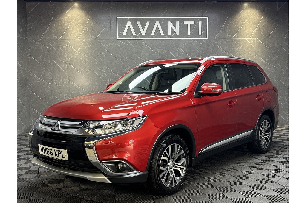 Mitsubishi Outlander Di-d 4 U5344 Ulez Red #3
