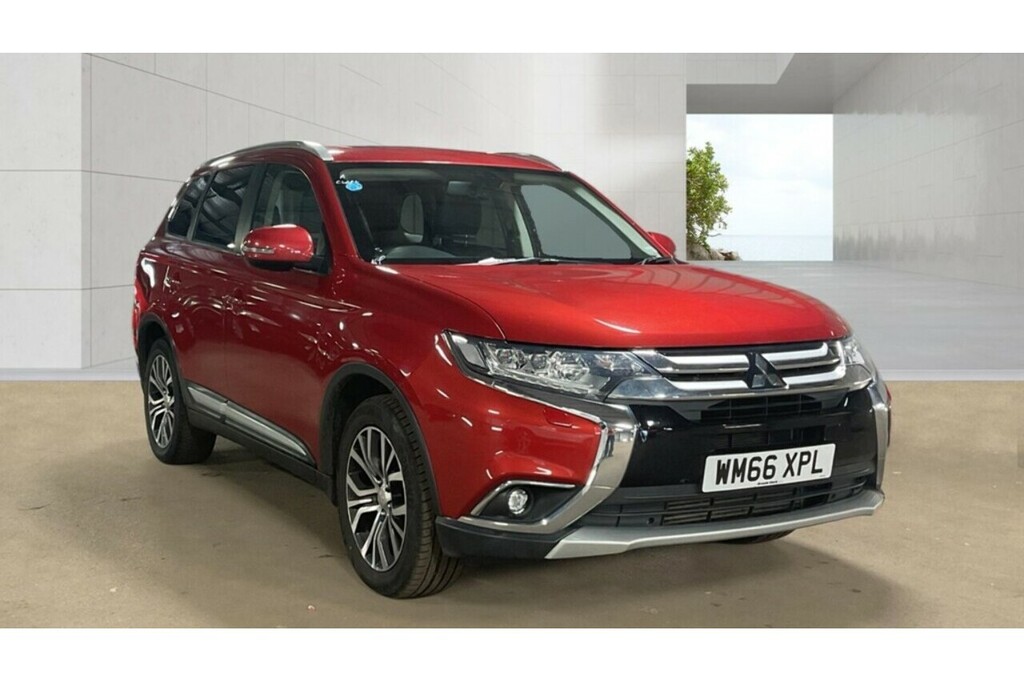 Mitsubishi Outlander Di-d 4 U5344 Ulez Red