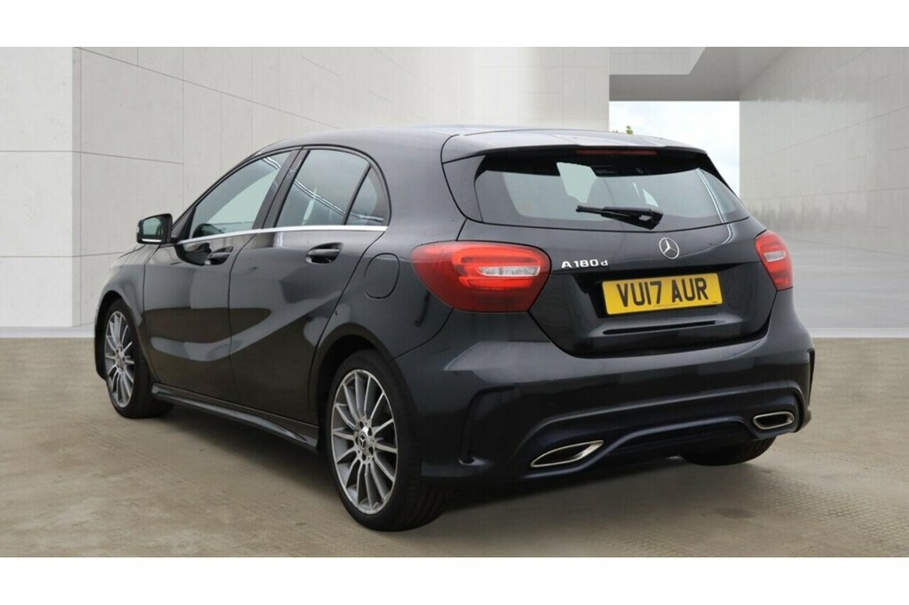 Mercedes-Benz A Class A180d Amg Line U5366 Ulez VU17AUR Black #3
