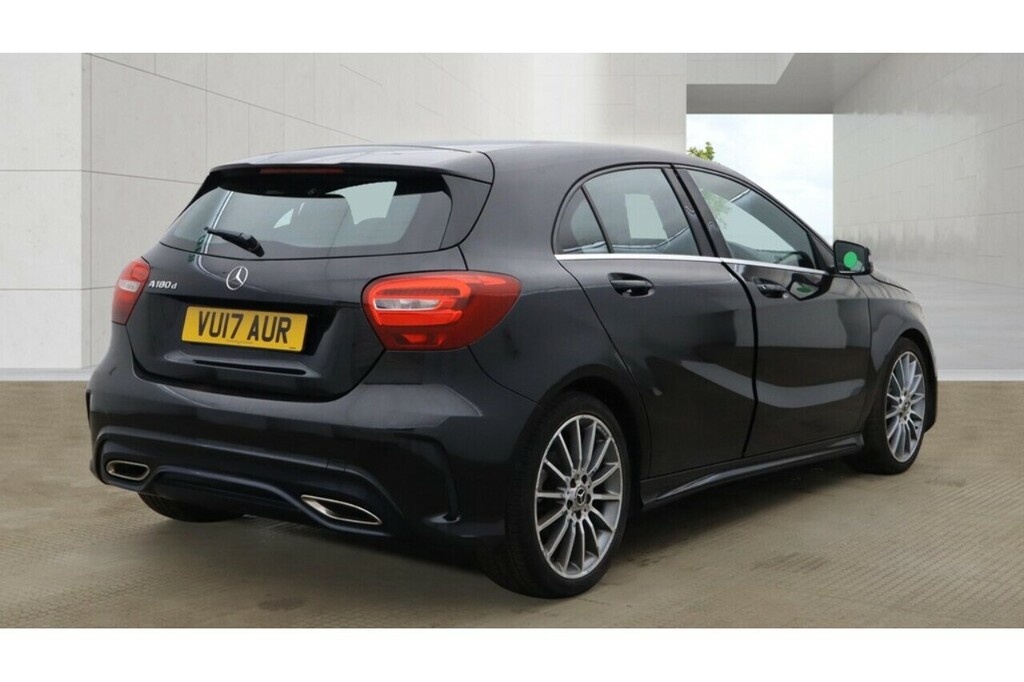 Mercedes-Benz A Class A180d Amg Line U5366 Ulez VU17AUR Black #4