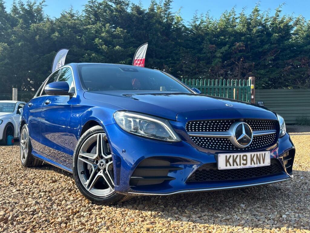 Mercedes-Benz C Class 2.0 C300d Amg Line Premium Plus G-tronic Euro 6 KK19KNV Blue #2