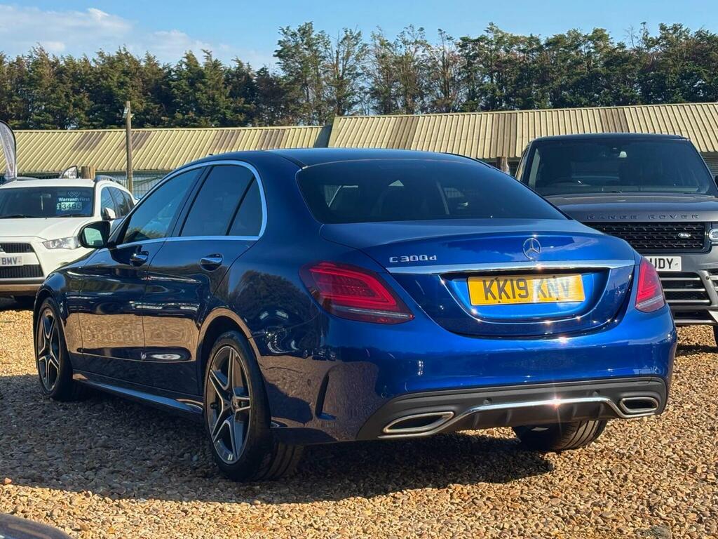 Mercedes-Benz C Class 2.0 C300d Amg Line Premium Plus G-tronic Euro 6 KK19KNV Blue #6