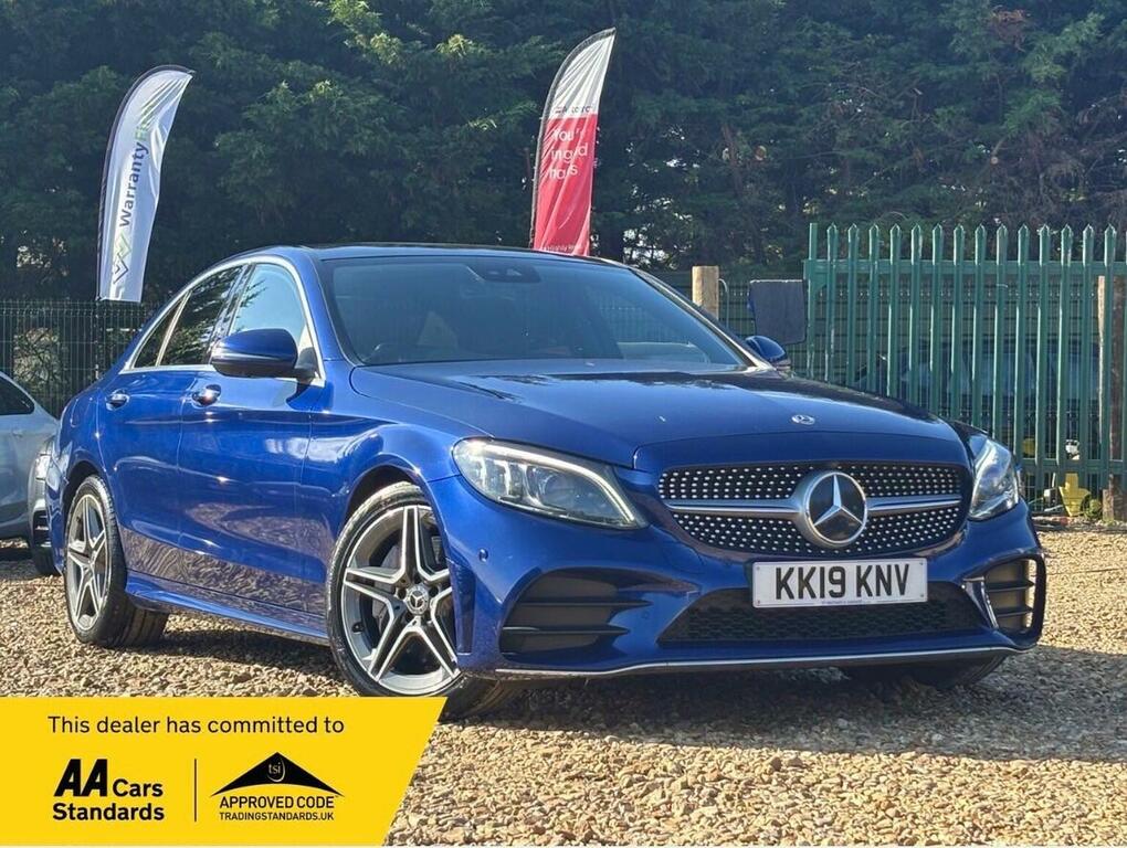 Mercedes-Benz C Class 2.0 C300d Amg Line Premium Plus G-tronic Euro 6 Blue