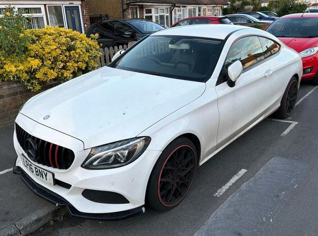 Mercedes-Benz C Class 2.1 C220d Sport G-tronic Euro 6 Ss 2016 LP16BNY White #2