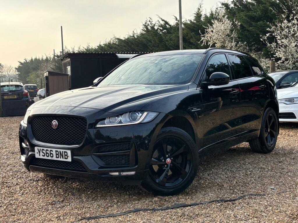 Jaguar F-Pace 2.0 D180 R-sport Awd Euro 6 Ss 2017 Black #3