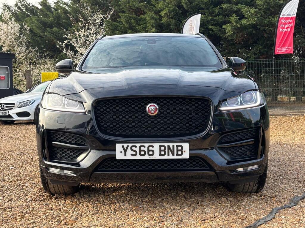 Jaguar F-Pace 2.0 D180 R-sport Awd Euro 6 Ss 2017 Black #4