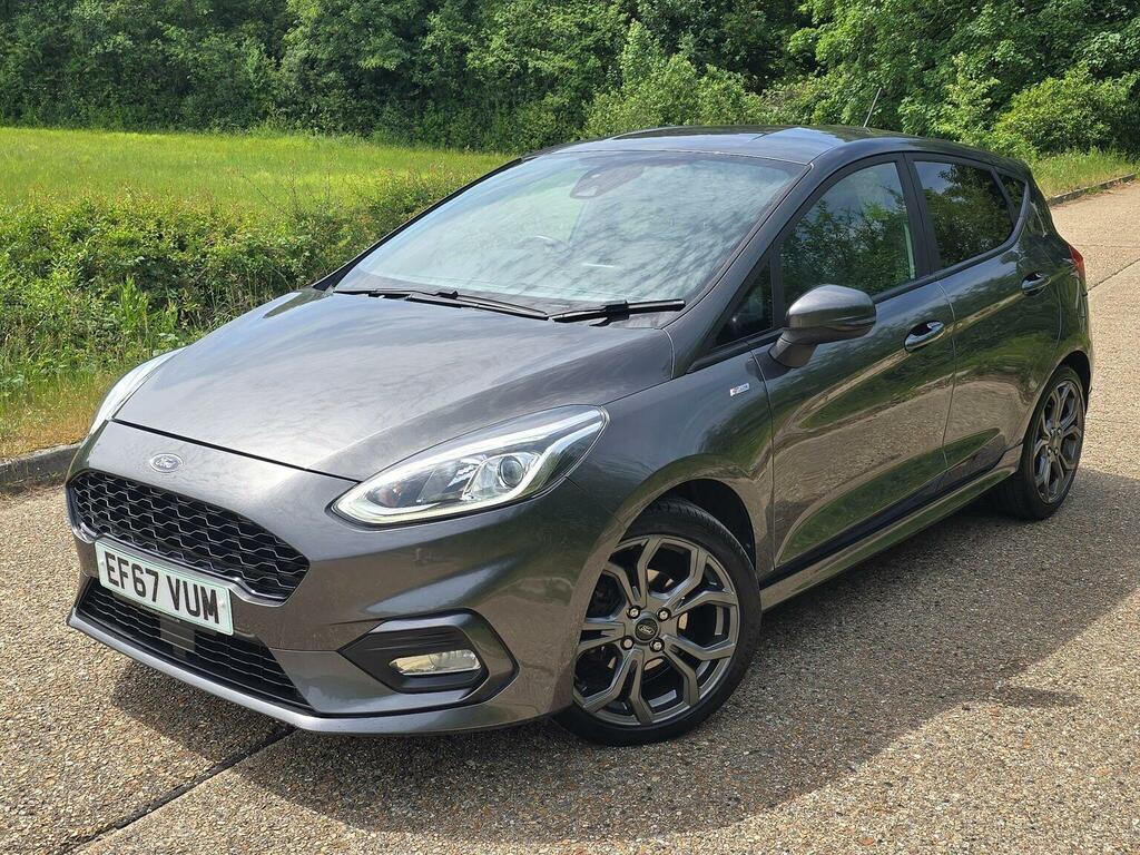 Ford Fiesta Hatchback 1.0T Ecoboost St-line Euro 6 Ss EF67VUM Grey #2