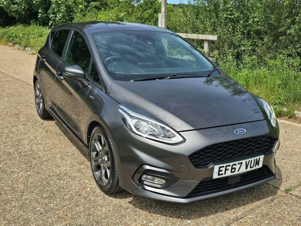 Ford Fiesta Hatchback 1.0T Ecoboost St-line Euro 6 Ss EF67VUM Grey #5