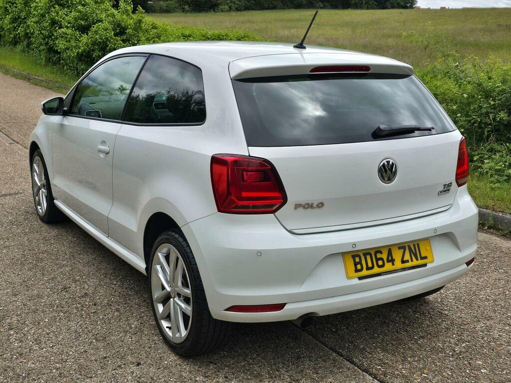Volkswagen Polo Hatchback 1.2 Tsi Bluemotion Tech Sel Dsg Euro 6 BD64ZNL White #3