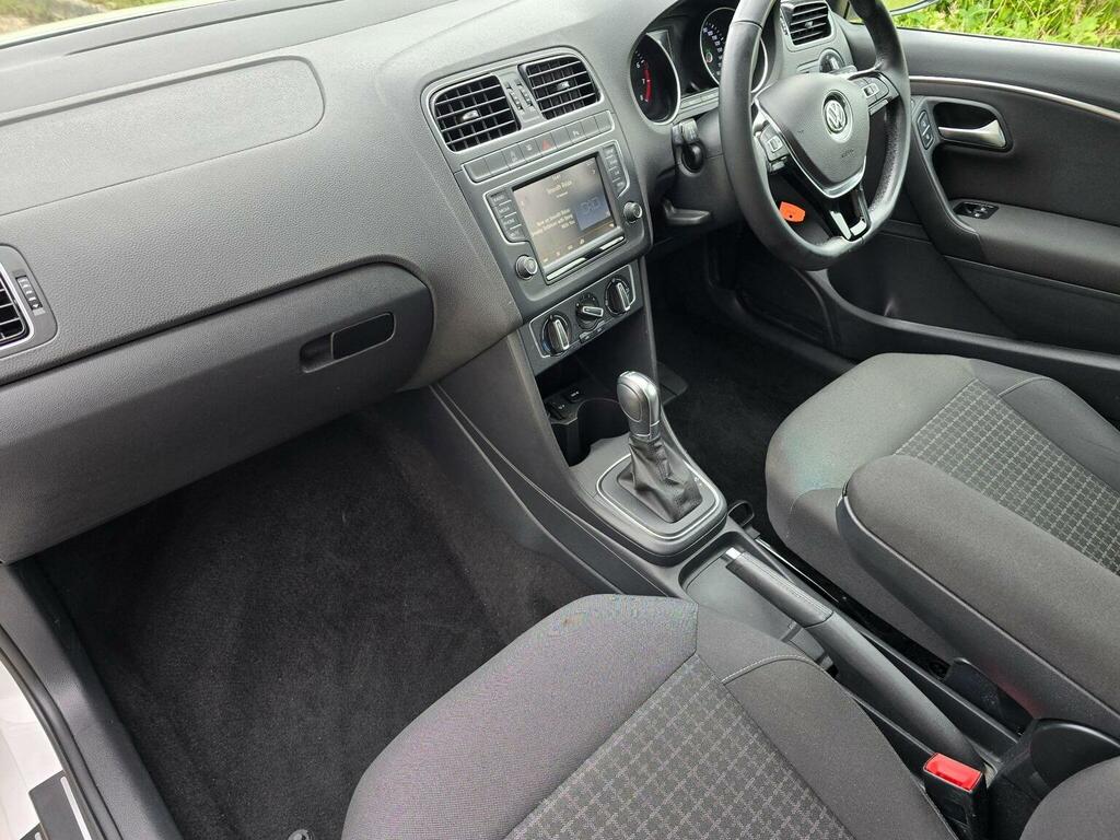 Volkswagen Polo Hatchback 1.2 Tsi Bluemotion Tech Sel Dsg Euro 6 BD64ZNL White #4