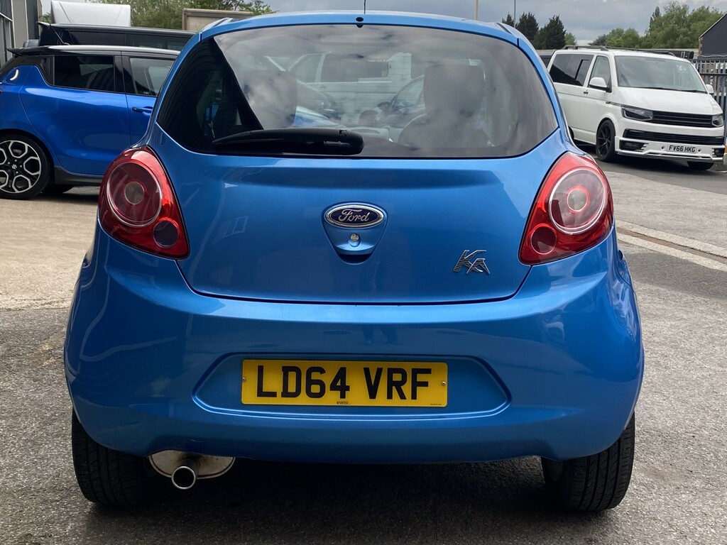 Ford KA Hatchback 1.2 Zetec 11 Services 201464 LD64VRF Blue #4