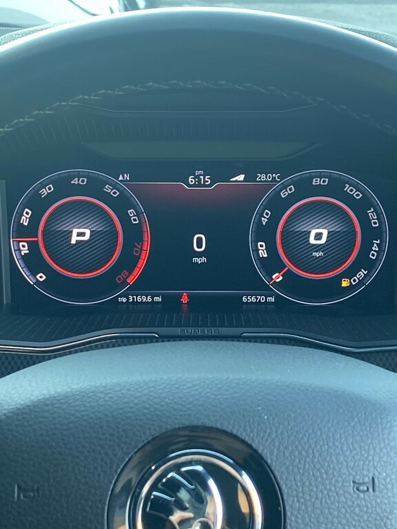 Skoda Superb 2.0 Tsi Sportline Plus Red #6