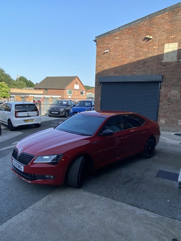 Skoda Superb 2.0 Tsi Sportline Plus Red #3