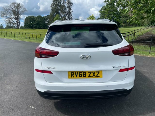 Hyundai Tucson 2018 1.6L 130 Bhp RV68ZXZ White #4