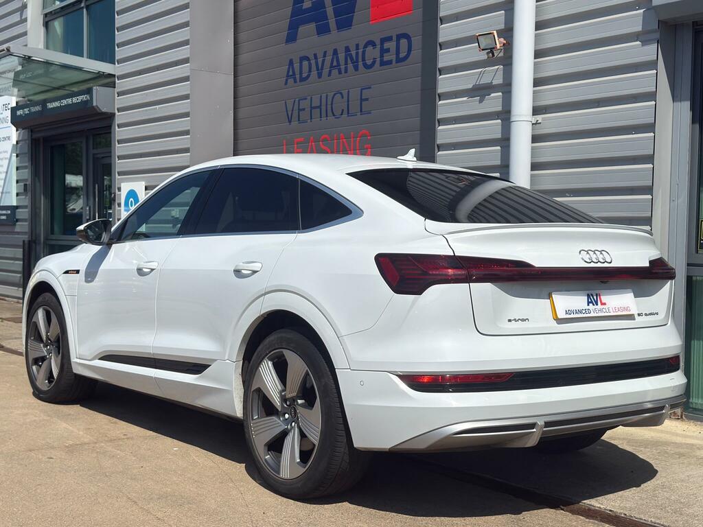 Audi E-tron 50 S Line Sportback Quattro 71.2Kwh White #6