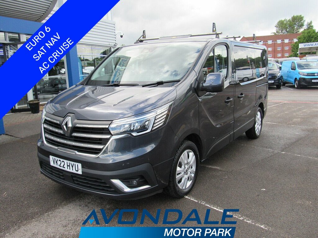Renault Trafic 2.0 Dci Blue Sl28 Sport Panel Van Manua Grey