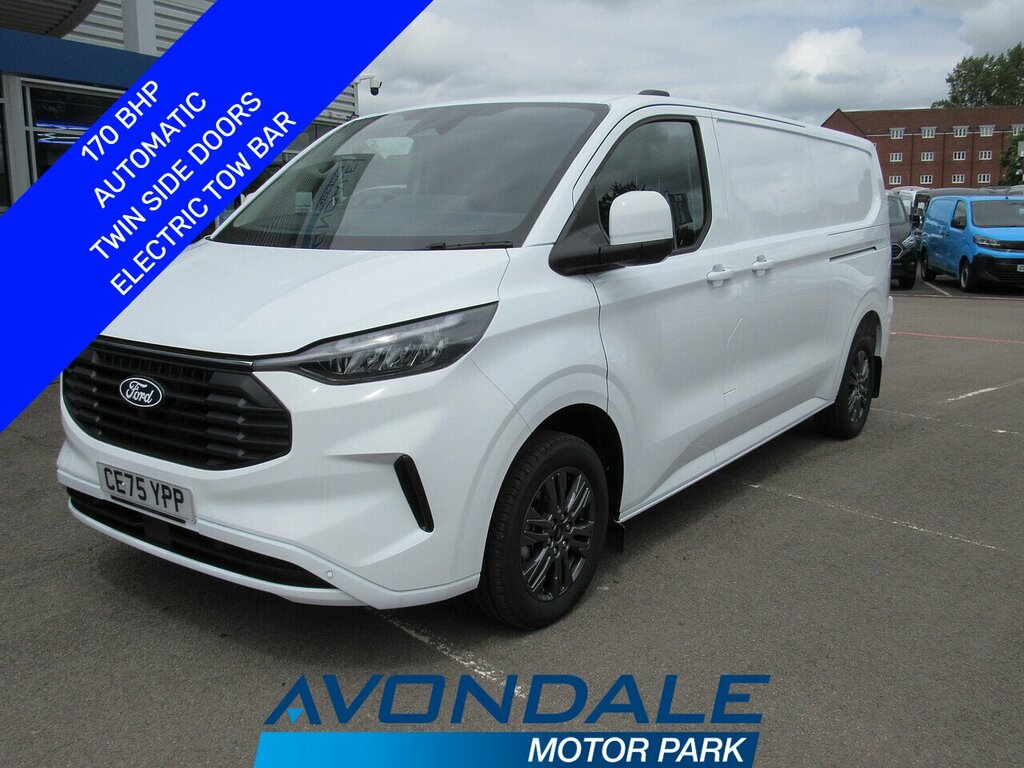 Ford Transit Custom 320 Ecoblue Limited Lwb 170 Bhp White Tw White
