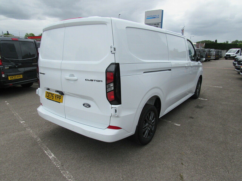 Ford Transit Custom 320 Ecoblue Limited Lwb 170 Bhp White Tw CE75YPP White #6