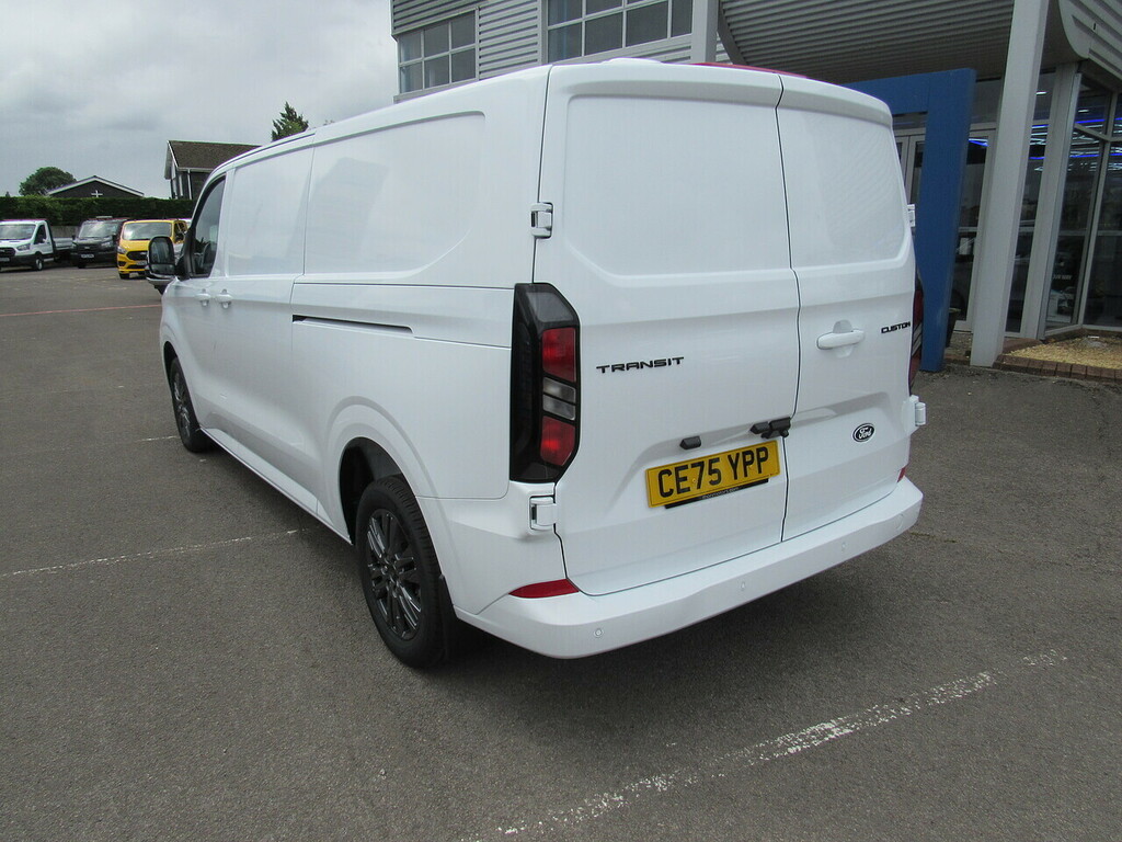Ford Transit Custom 320 Ecoblue Limited Lwb 170 Bhp White Tw CE75YPP White #4