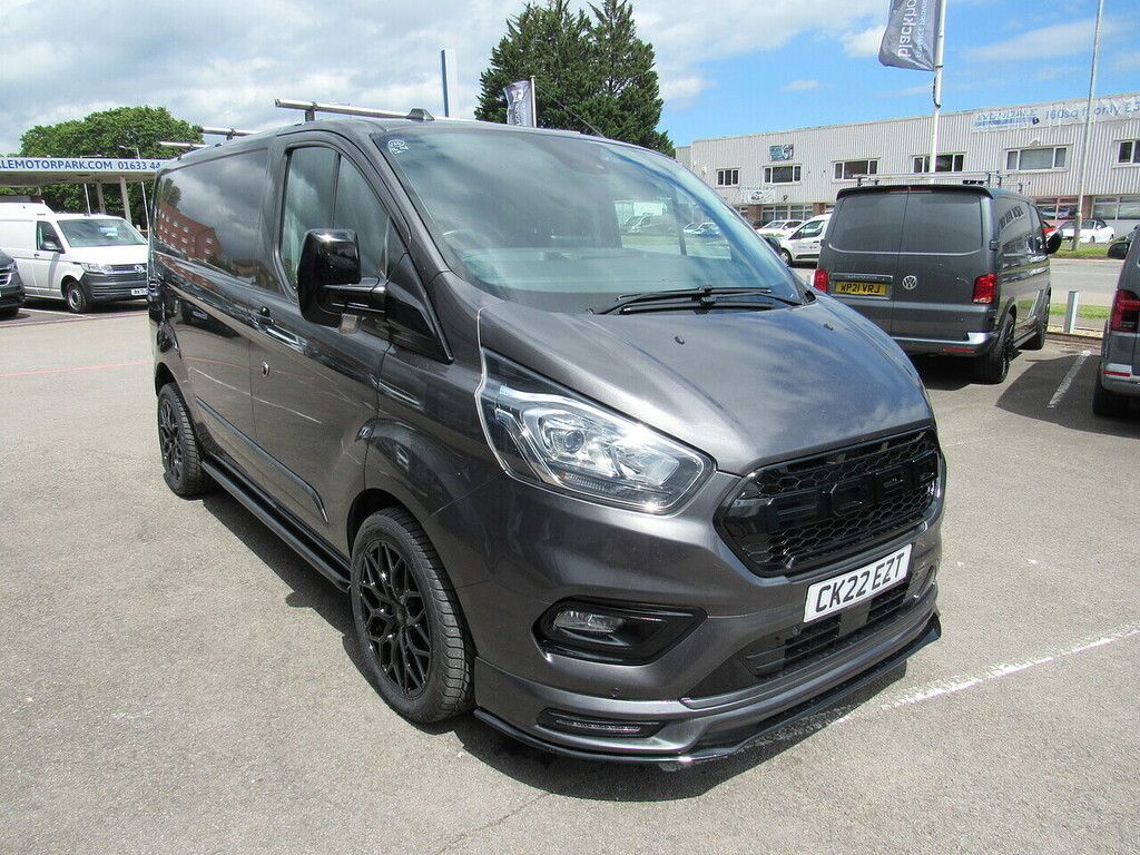 Ford Transit Custom 300 Ecoblue Limited L1 Swb Sport Styled Euro 6 Van CK22EZT Grey #6