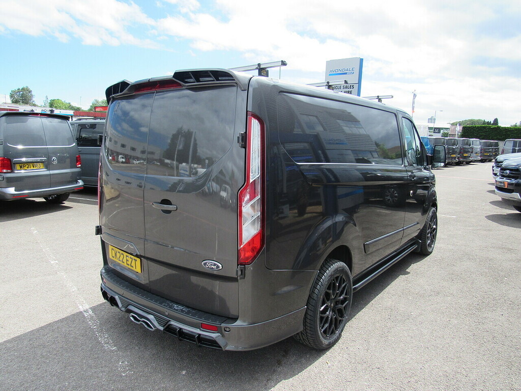 Ford Transit Custom 300 Ecoblue Limited L1 Swb Sport Styled Euro 6 Van CK22EZT Grey #4