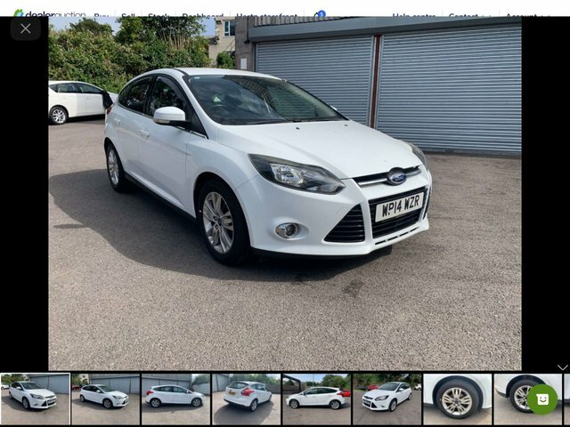 Ford Focus 1.6 Titanium Navigator Hatchback WP14WZR White