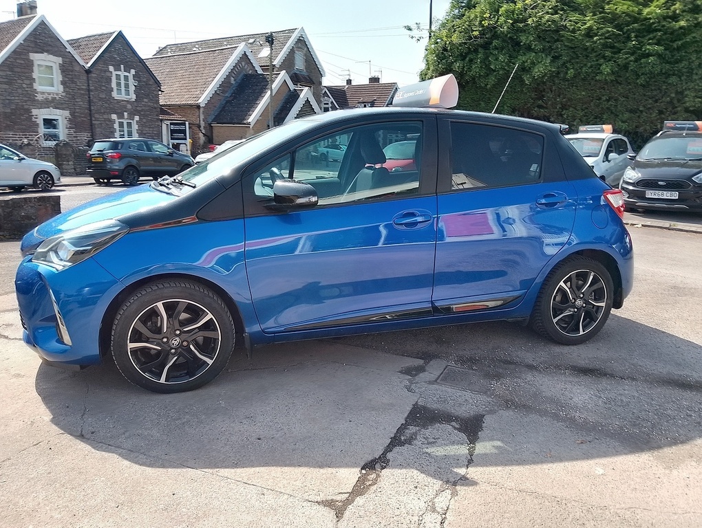 Toyota Yaris Vvt-i Blue Bi-tone SW17DZX Blue #2