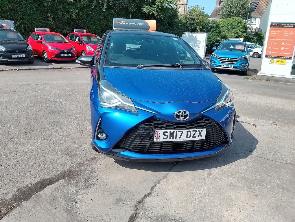 Toyota Yaris Vvt-i Blue Bi-tone SW17DZX Blue #5