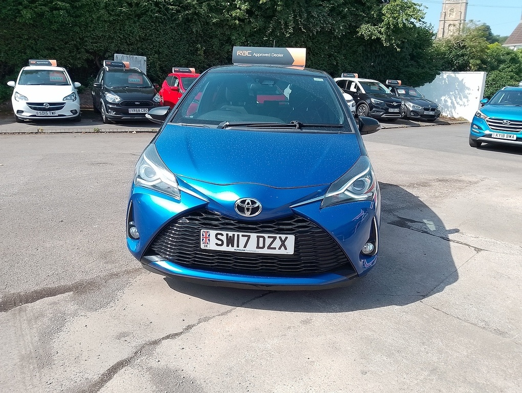 Toyota Yaris Vvt-i Blue Bi-tone SW17DZX Blue #6