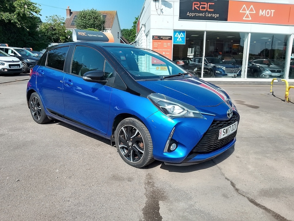 Toyota Yaris Vvt-i Blue Bi-tone SW17DZX Blue